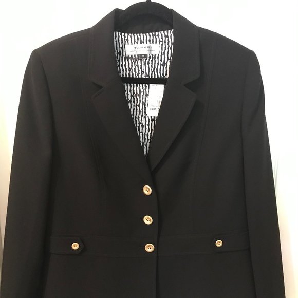 Tahari Black Blazer - Picture 1 of 6